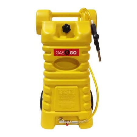 Johndow Industries Gas & Go Polyethylene 25-Gal Fuel Cart Diesel Caddy - UN/DOT & Transport CA Approved, GG-25PFC-D GG-25PFC-D